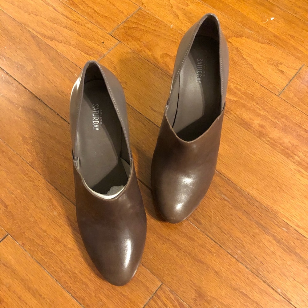 Saturday by Kate Spade ♠️ Never worn low bootie style heels
